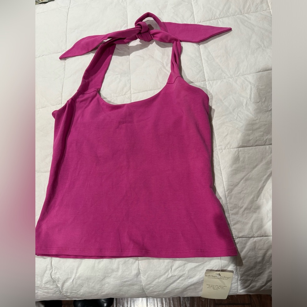 NWT halter with built in underwire bra